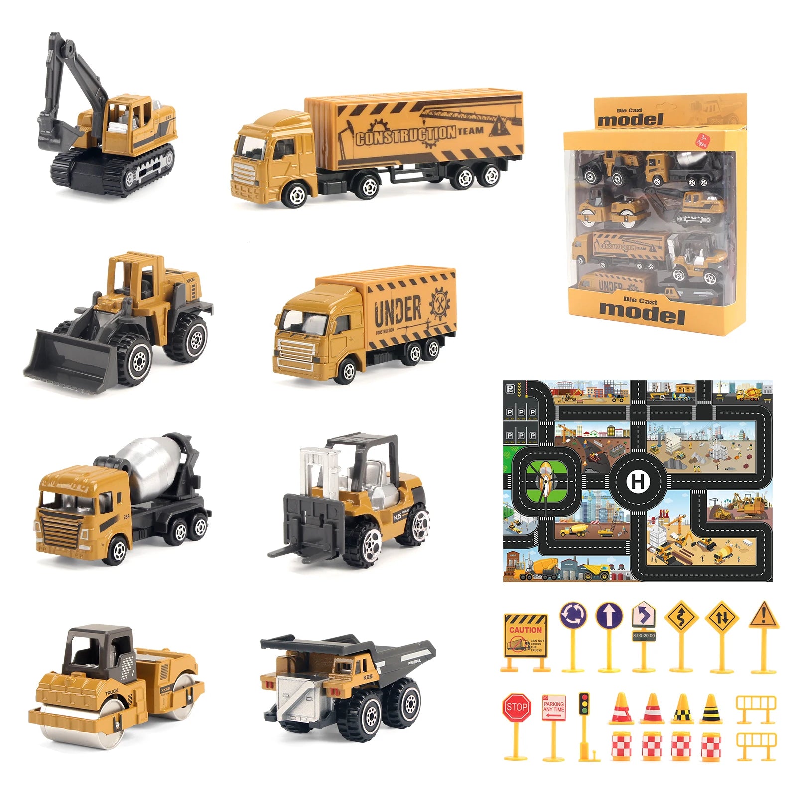 6-Pack Engineering Truck Set