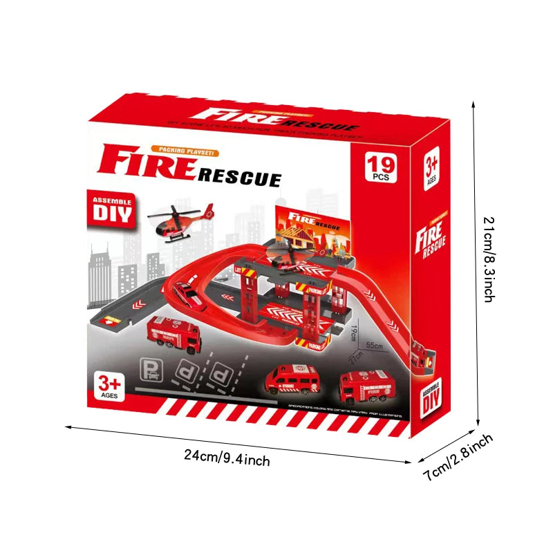 Kids Multi-Level Parking Set