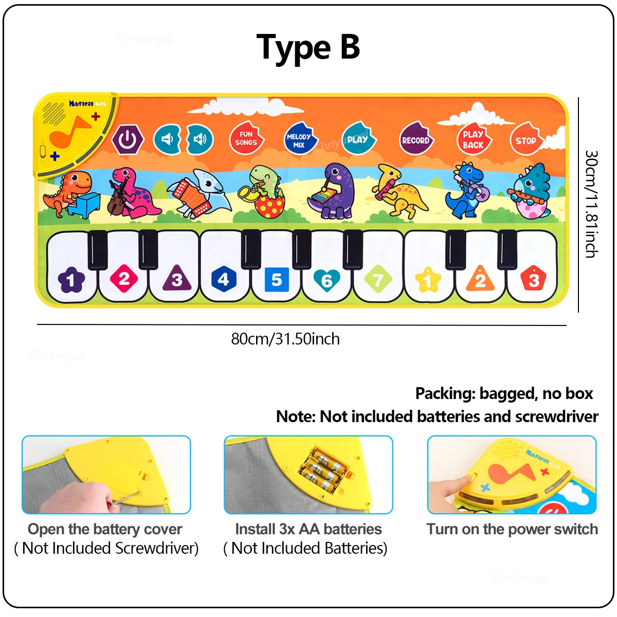 Kids Piano Dance Mat